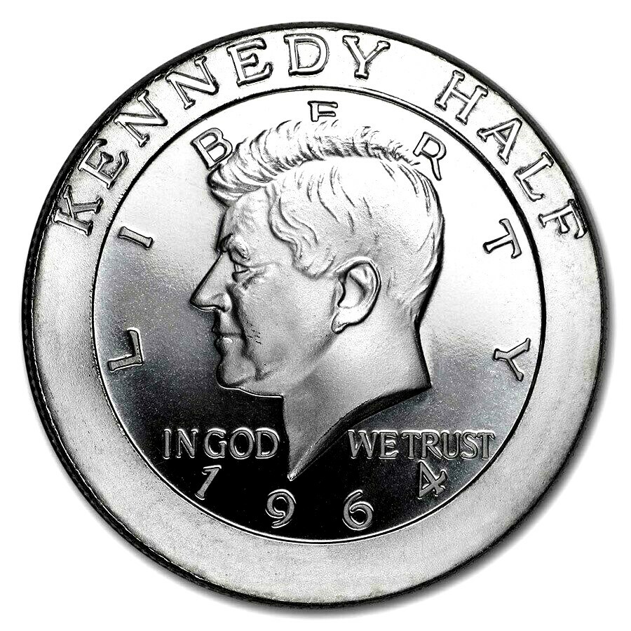 1 TROY OZ .999 FINE SILVER BULLION KENNEDY HALF DOLLAR ROUND | eBay