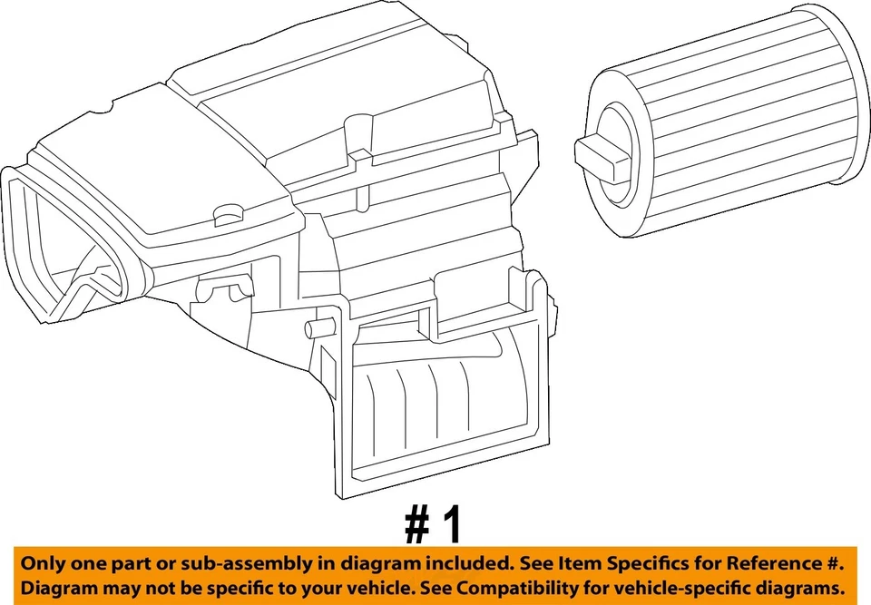 Conjunto de filtro de aire usado se adapta a: Mercedes-benz Mercedes clase c 203 2005 tipo SDN Foto 4 de 4