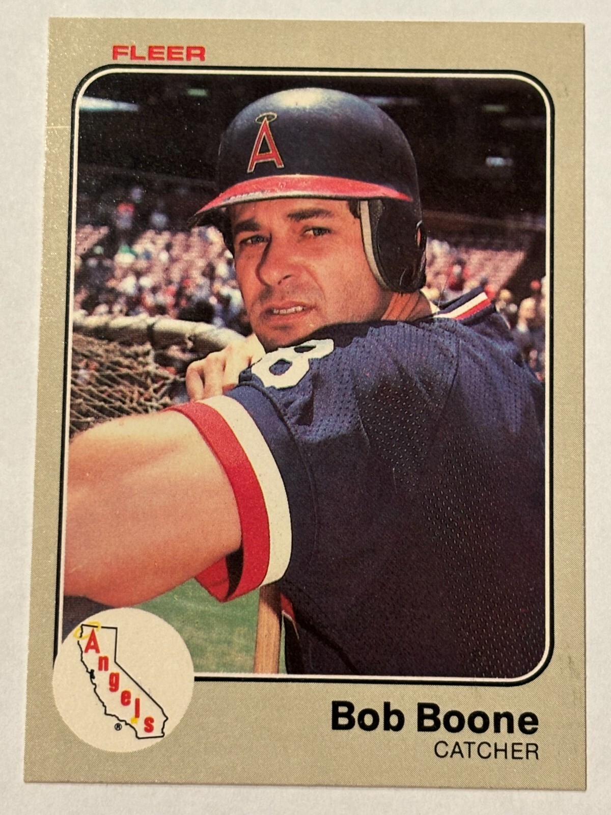 1983 Fleer #79 Bob Boone California Angels