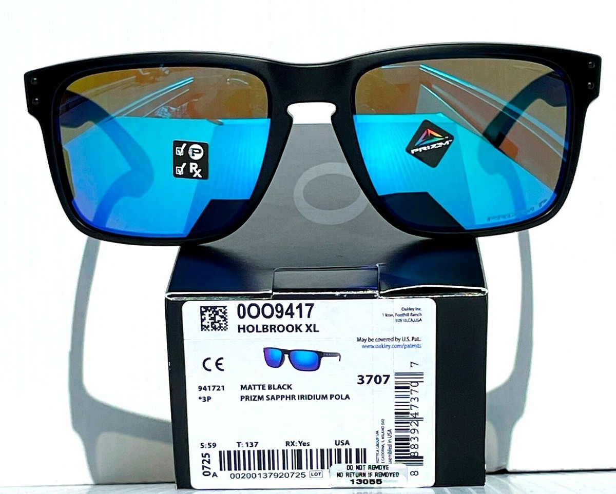 NEW Oakley HOLBROOK XL Matte Black PRIZM POLARIZED Sapphire NEW Oakley HOLBROOK XL Matte Black PRIZM POLARIZED Sapphire