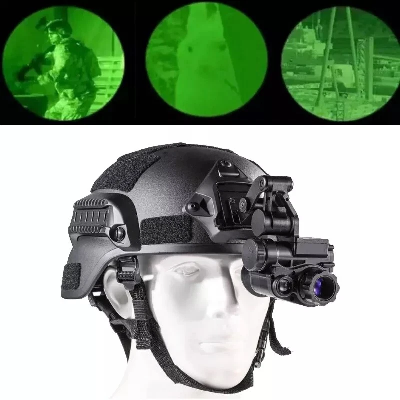 HD Digital Night Vision Goggles Monocular with Helmet Mount for Hunting  Observe