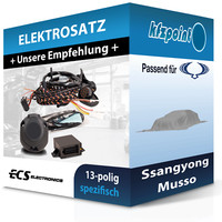Ecs E-Satz 13Polig Fahrzeugspezifisch Passend FüR Ssangyong Musso Neu
