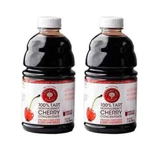 2 PACK -  Cherry Bay Orchards Tart Cherry Concentrate 32 fl. oz (Total 4 lbs)