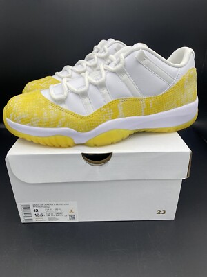 jordan 11 low yellow