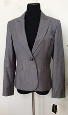 NWT Jones New York Women's Gray Polyester Blend Blazer Jacket Sz 10, Retail 140