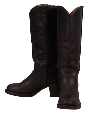 Frye Sabina 16-Inch Tall Knee Hi Braided Vintage Boots #77720 Women's B 