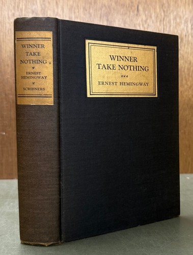 Winner Take Nothing, Hemingway 1st Printing Facsimile dust jacket 1933 - Picture 3 of 10