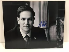 MARCO RUBIO SIGNED AUTOGRAPH 8X10 PHOTO PRESIDENTIAL CANDIDATE USA SENATOR COA F