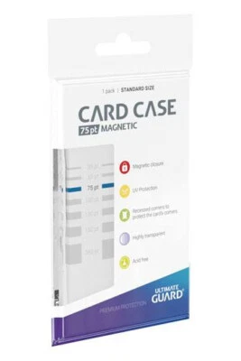 Ultimate Guard Magnetic Card Case 1x 75pt UV Protection Trading Card Holder neu