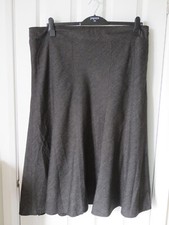 Papaya Fully Lined Black & White twill paneled midi Skit - Size 20