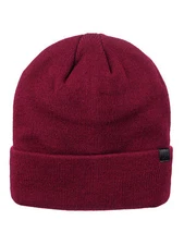 D&Y Unisex Slouchy Convertible Solid Cuffed Beanie Double Layered For Warmth