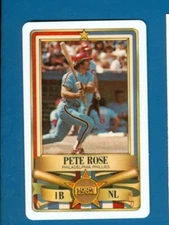 1982 PETE ROSE Permagraphics All-Stars  credit card PHILLIES NM-MT