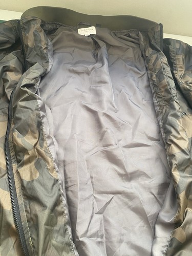 Five Four Los Angeles Dark Brown Camouflage Windbreaker Jacket Size XL - Picture 4 of 6