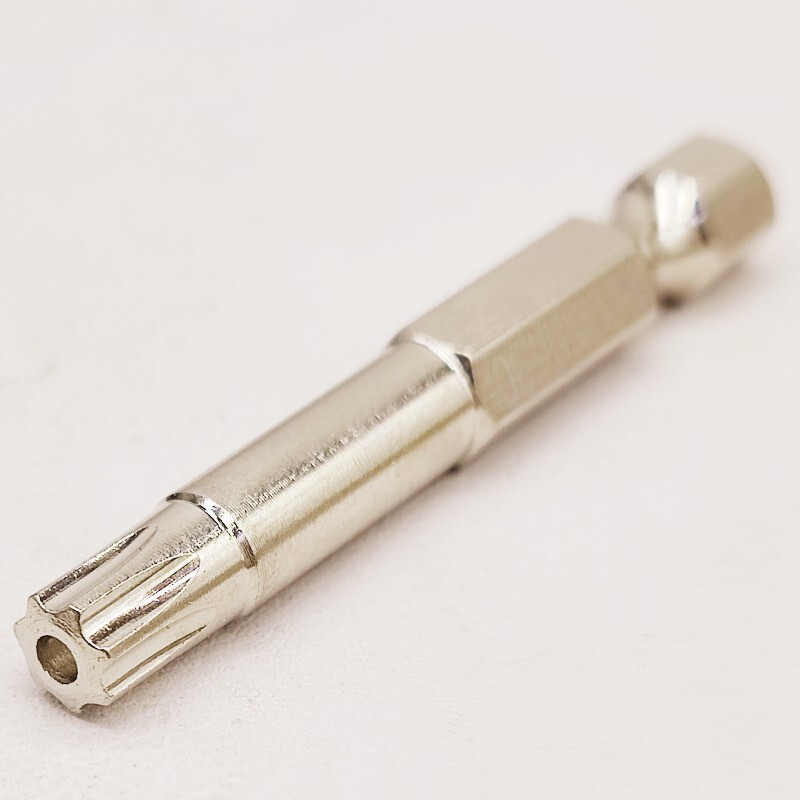 10Pcs TT25 Magnetic Security Star 7 Point Torx Screwdriver Bit 1/4