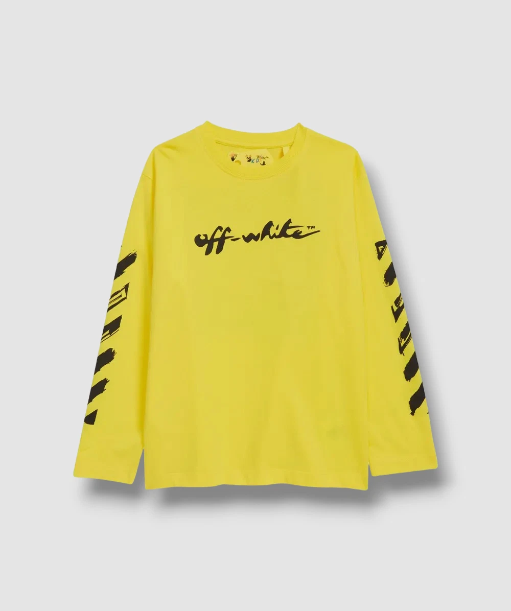 Off white shirt yellow sale