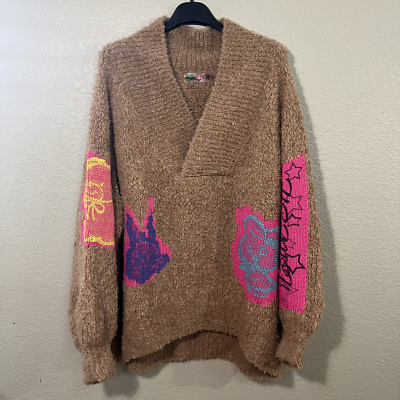 Kiko Kostadinov & Marc Jacobs Heaven CB Patch Sweater Large | eBay