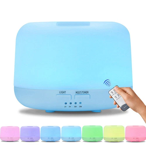 Essential Aroma Oil Diffuser Aromatherapy Ultrasonic LED Humidifier Air Purifier - Picture 2 of 14