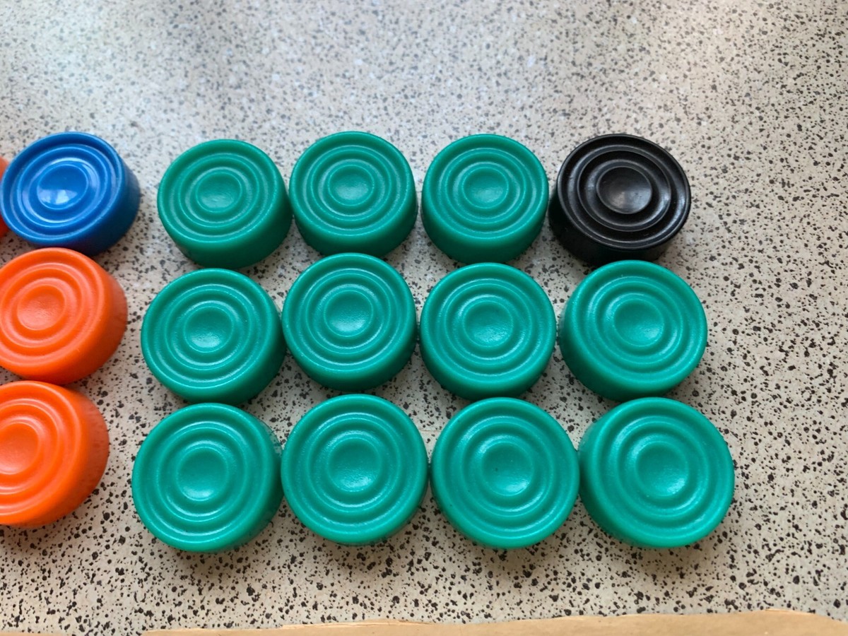 Vintage Soviet checkers. Orange and green. USSR board game 80s | eBay