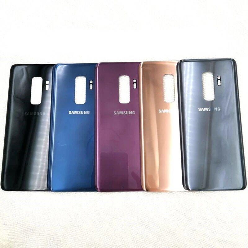 Tapa Trasera Bateria Para Samsung Galaxy S9 G960 S9+ S9 Plus G965 Adhesivo Oro - Imagen 2 de 4