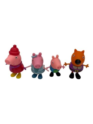 Peppa Pig Family & Friends Mix Toy Figures Lot Of 22 Fox Rabbit Zebra Mom Dad - Picture 5 of 7