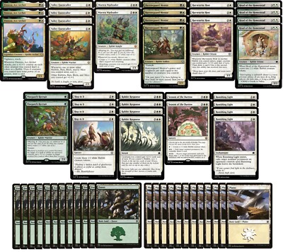 Elite Selesnya Rabbit Deck - Green White - Very Powerful - 60 Card - MTG  NM/M!! | eBay