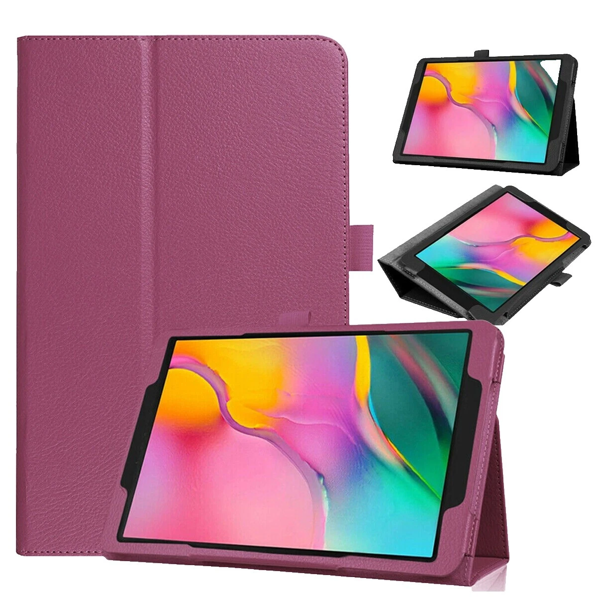 Lector de libros electrónicos y Tablet cuero plegable Folio casos Folios Para Samsung Galaxy Tab A