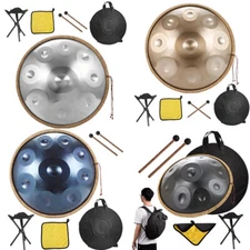 Handpan Drum G Minor 9 Notes18IN Steel Drum Percussion Instrument For beginner