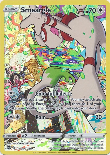Smeargle - TG10/TG30 Ultra Rare Silver Tempest NM Pokemon TCG
