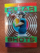 2021 Panini Illusions Clear Shots Green Trevor Lawrence Jaguars CS-16 RC