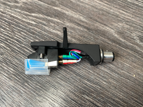 2 x Black Headshells With Audio Technica AT-VM95C Cartridges & Styluses - Picture 4 of 7