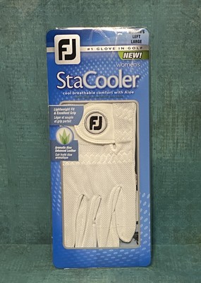 Women's FootJoy StaCooler Golf Glove with Aloe - Women's Left Size L Large