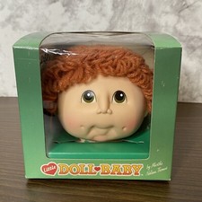 VTG Little Doll Baby Head Red Curly Hair 3175 Green Eye  84 Martha Nelson Thomas