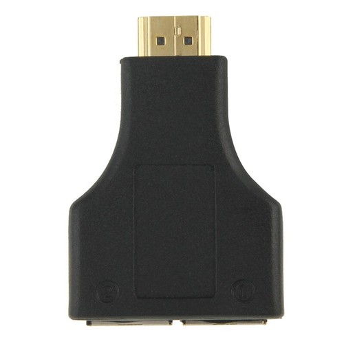 Estensore di cavo rosso HDMI a doppia porta RJ45 da 30 mm per Cat 5e / 6 - Foto 4 di 6