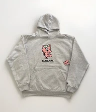 BLACKPINK x VERDY AMEX BORN PINK LA POPUP EXCLUSIVE PLUSH HOODIE GREY XLARGE