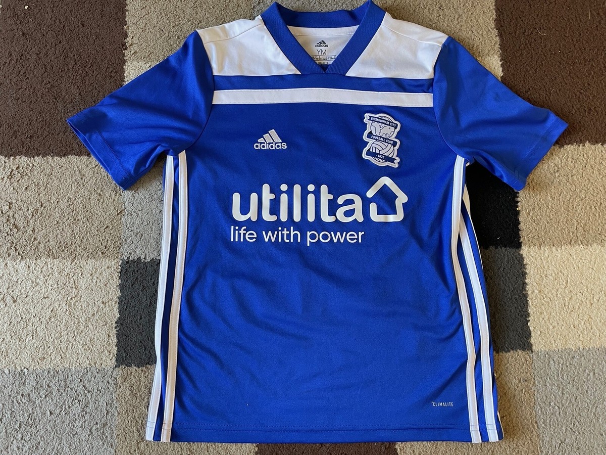 BIRMINGHAM CITY FC 'Adidas' Home SHIRT 2018-2019 (YM Boys 11-12