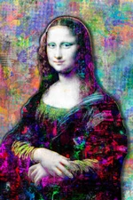 Mona Lisa Poster, Mona Lisa Gift, Mona Lisa Free Shipping US