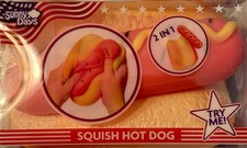 Sunny Days Squish HOT DOG SQUEEZY 5 inch Squishy. NEW Sealed
