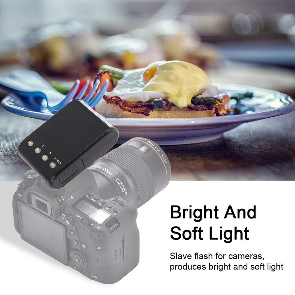 Mini Digital On Camera Hot Shoe Mount Flashlight For DSLR Cameras NGF - Image 4 of 4