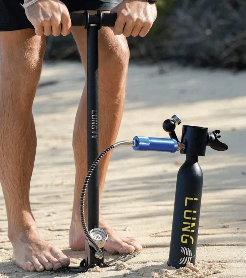 2x Tanque de pulmón, nuevo, abierto, sin usar: 2 mascarillas, 2 tanques, 2 snorkels y 1 bomba.  Foto 3 de 4