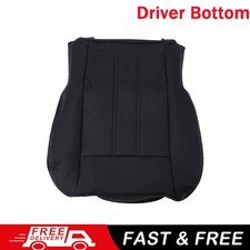 Black Driver Side Bottom Seat Cover Fits Chrysler Town Country 2011-2016