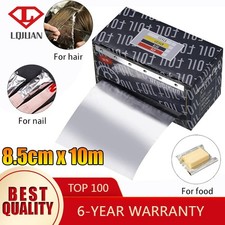 Hair Foils for Highlighting Long Silver Aluminium Hairdressing Foil Roll Thick