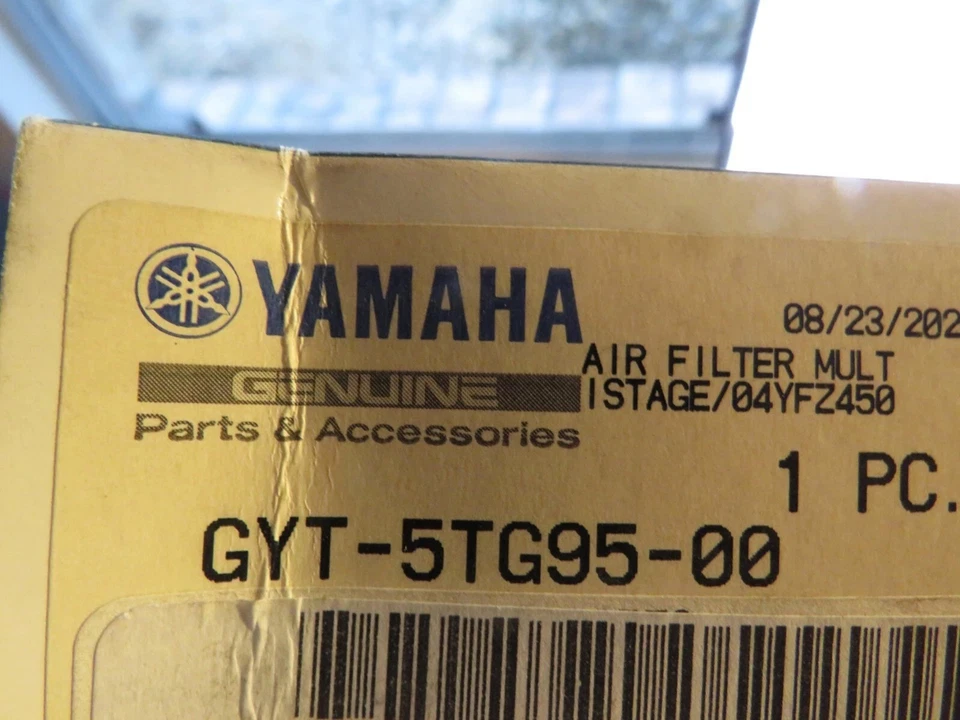 Genuine OEM Yamaha YFZ450R YFZ450 YFZ450X GYTR Multi-Stage Foam Air Filter Foto 3 de 3