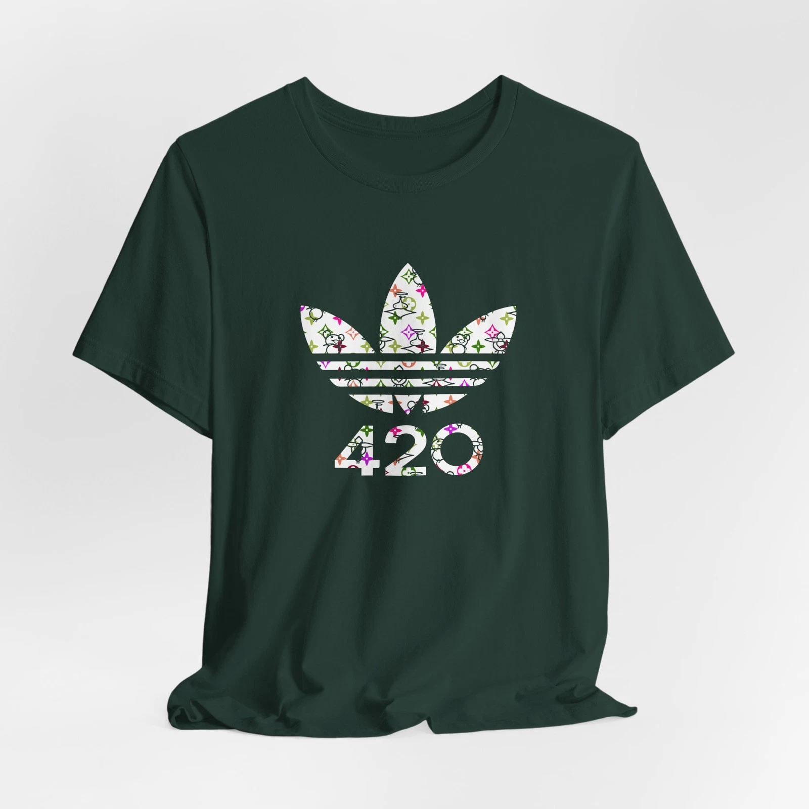 420 Monogram Unisex Jersey Short Sleeve Tee (Colors)