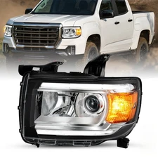 For GMC Canyon 2015-2022 W/ LED DRL Projector FACTORY Headlight Left Driver Side
