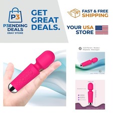Portable 8-Speed Mini Massage Wand - Discreet Handheld Massager for Travel