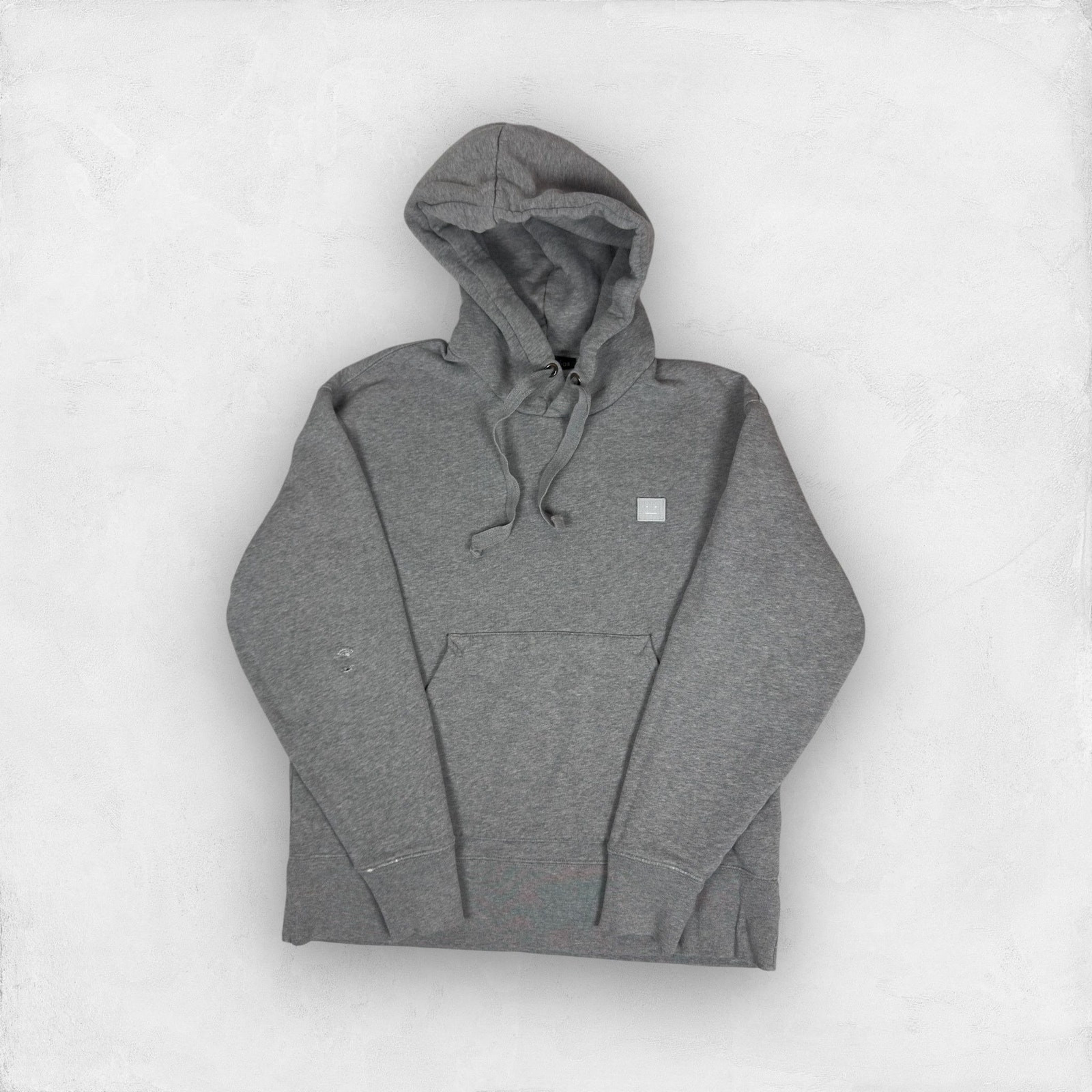 トップス Acne studios FERRS FACE HOODIE LightGrey Unisex Ferris Zip Face Hoodie — Light Grey Melange – La Garçonne