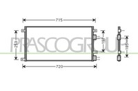 Prasco Kondensator Klimaanlage Klimakondensator Aluminium FüR Iveco Daily III