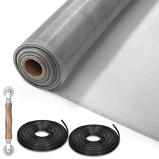 Aluminum Screen Roll Spline Rolling Tool PetResistant Window Repair Kit Door