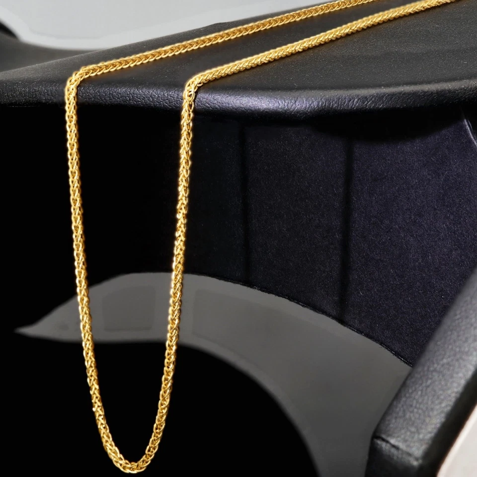 Fuchsschwanzkette Goldkette Halskette 585 14K ECHT GOLD 1,2mm 45cm NEU SCHMUCK