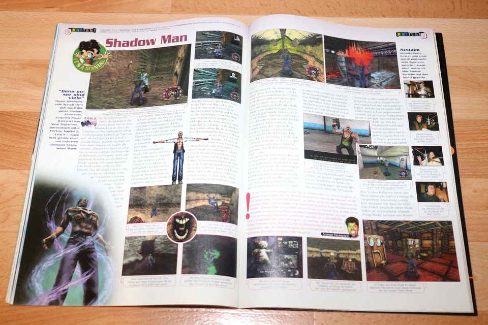 1999 Maniac Magazin Zeitschrift Tomb Raider Kingsley's Adventure Silent Hill - Bild 3 von 4